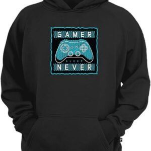 Casaco moletom com capuz gamer / jogador rockeiro