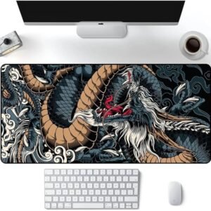 Mouse Pad Gamer Speed Extra Grande Desk Pad Profissional com Borda