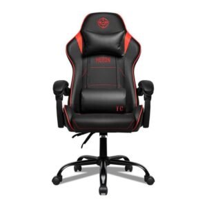 Cadeira Gamer TGT Heron TC/Até 120kg | Preto e Vermelho alta performance